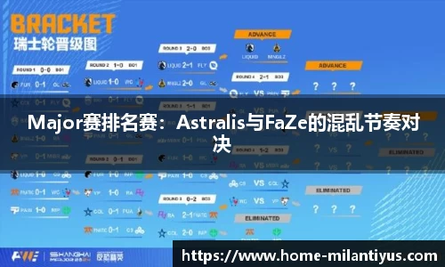 Major赛排名赛：Astralis与FaZe的混乱节奏对决